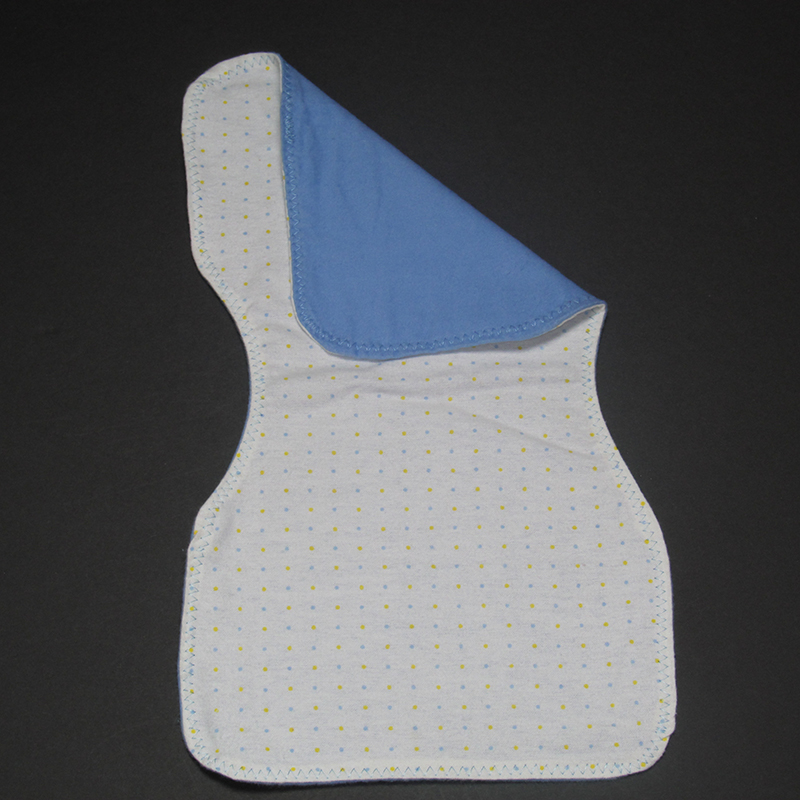 Blue and Yellow Dots Burp Cloth