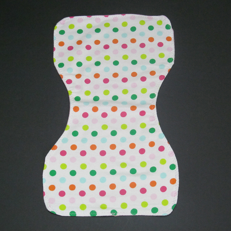 Multi Polka Dots Burp Cloth
