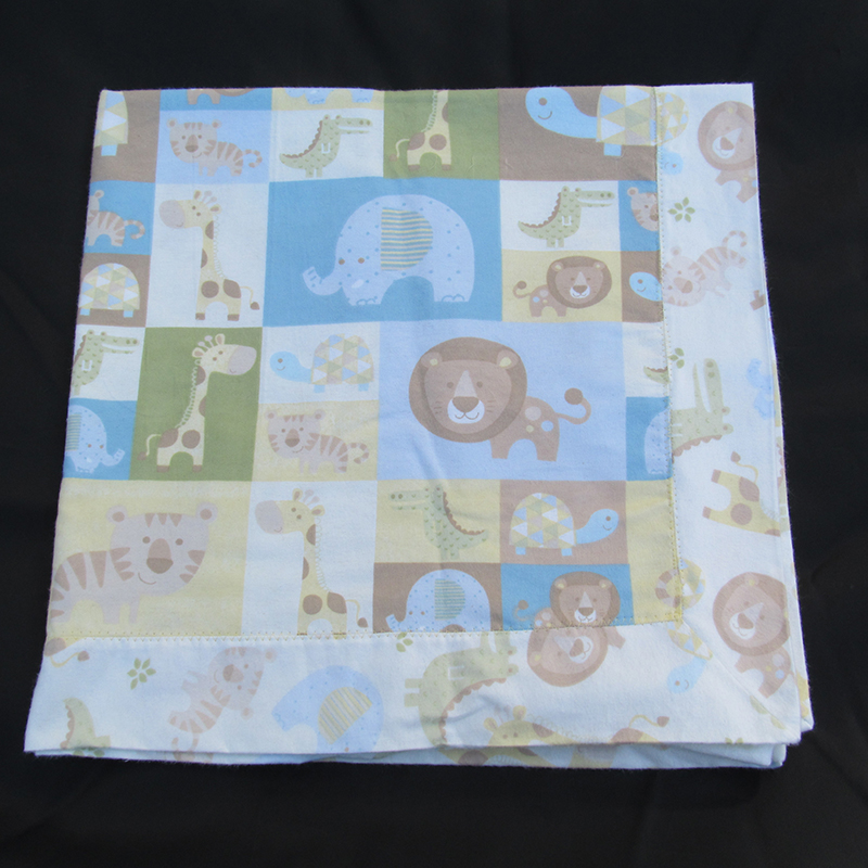 Zoo Patch Blanket with Zoo Toss Border